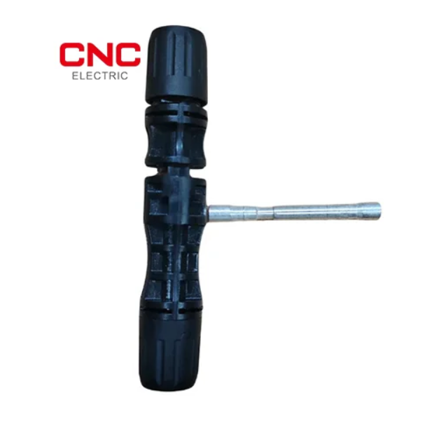 CNC MC4 solar PV connector with separate solid pin