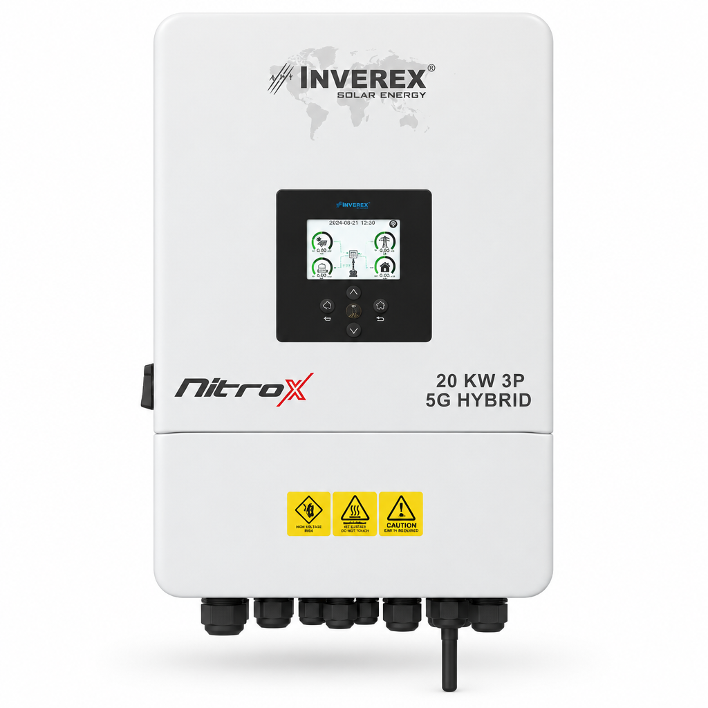 Enhanced Inverex NitroX 20 kW inverter, first front view