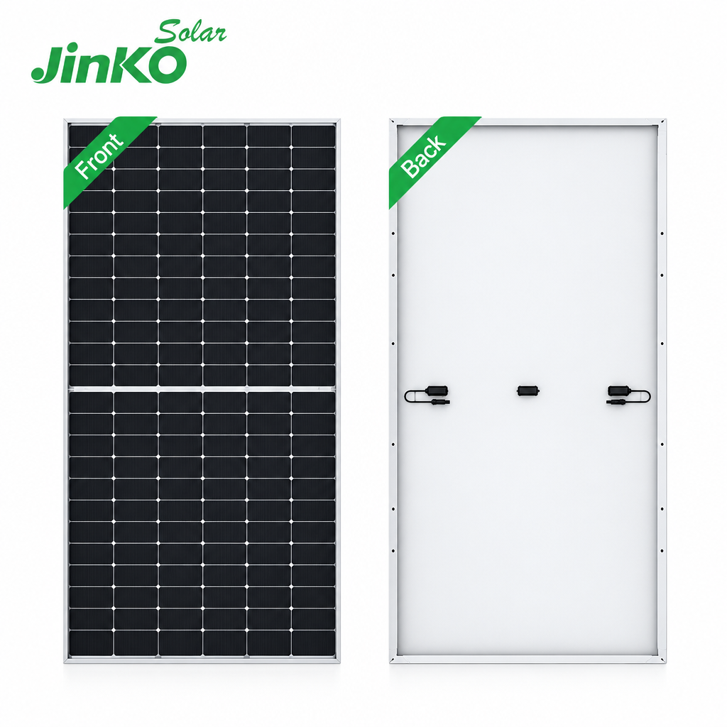 Enhanced solar panel front aur back image
