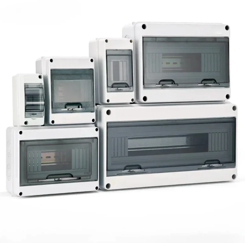 Plastic Power Distribution Box with Transparent Cover | IP65-Rated Options