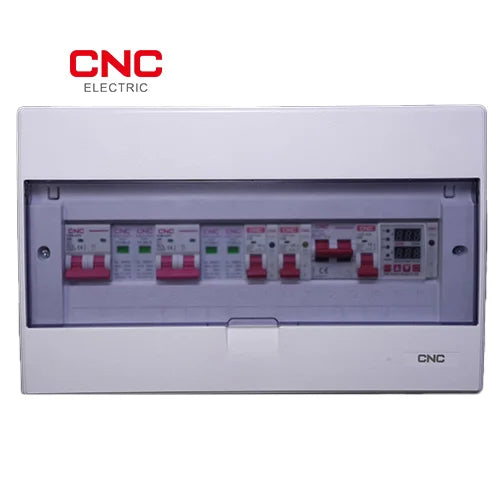 CNC Electric distribution box with transparent cover closed