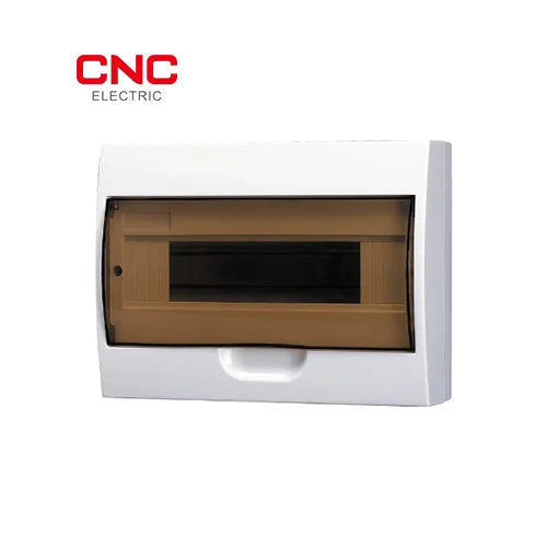 CNC YCX1 plastic surface mount distribution box single row with transparent cover
