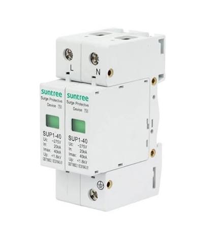 SUNTREE SUP1-40 2 pole surge protective device side view