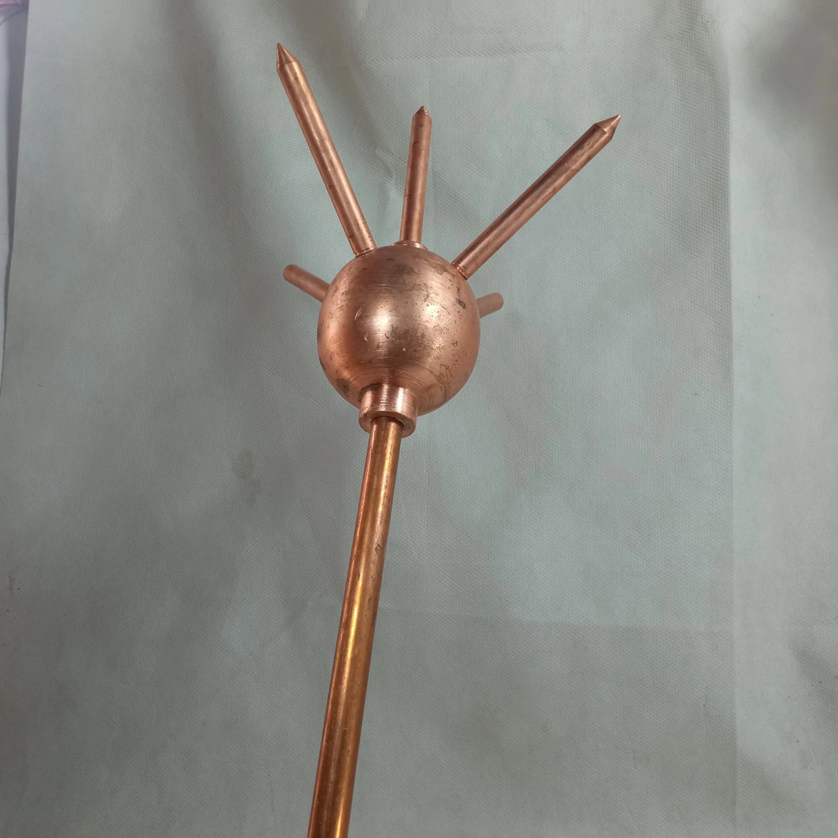 Full brass multi-point lightning arrester for solar and earthing systems