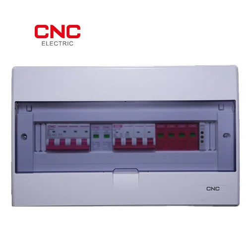 10kW on-grid solar DB bundle with SPD and transparent cover closed