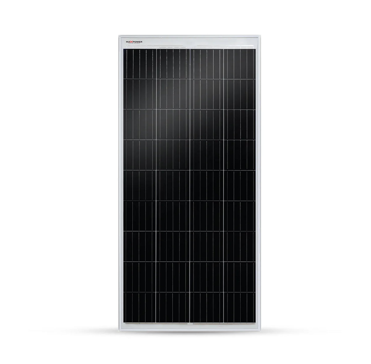 MP 220W bifacial solar panel front view with aluminum frame