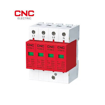CNC YCS6-C 4 pole AC surge protection device 385V