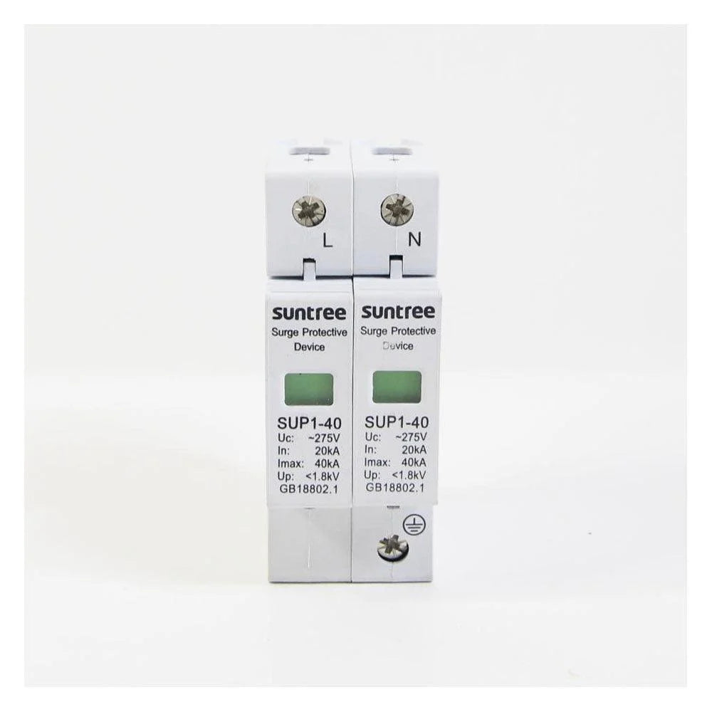 SUNTREE SUP1-40 2 pole AC SPD 275V 40kA front view