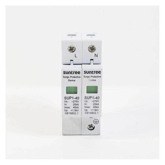 SUNTREE SUP1-40 2 pole AC SPD 275V 40kA front view