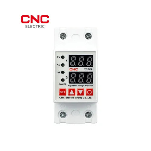 CNC protection device rear mounting view