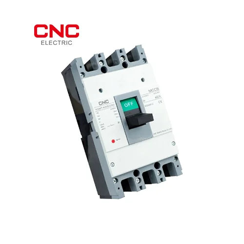CNC 3 pole molded case circuit breaker angled view
