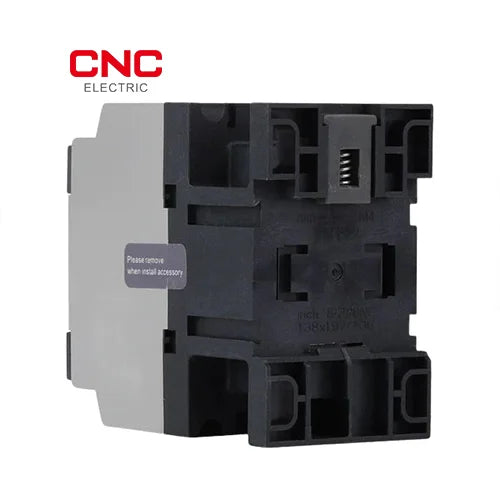 CNC CJX2s contactor illustrative DIN rail installation