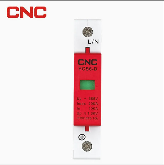 CNC YCS6-D four-pole AC surge protective device, front view