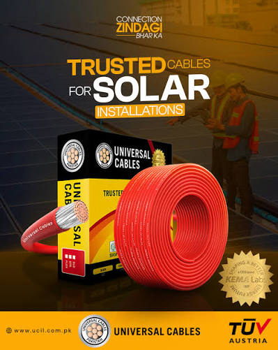 Universal Cables solar installation promotional image