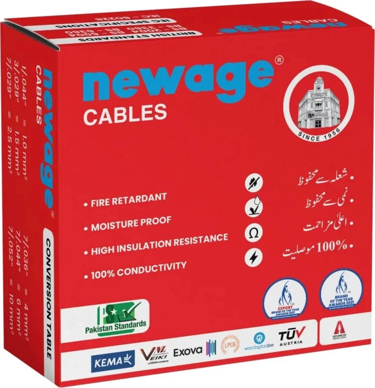 Newage Cables red packaging