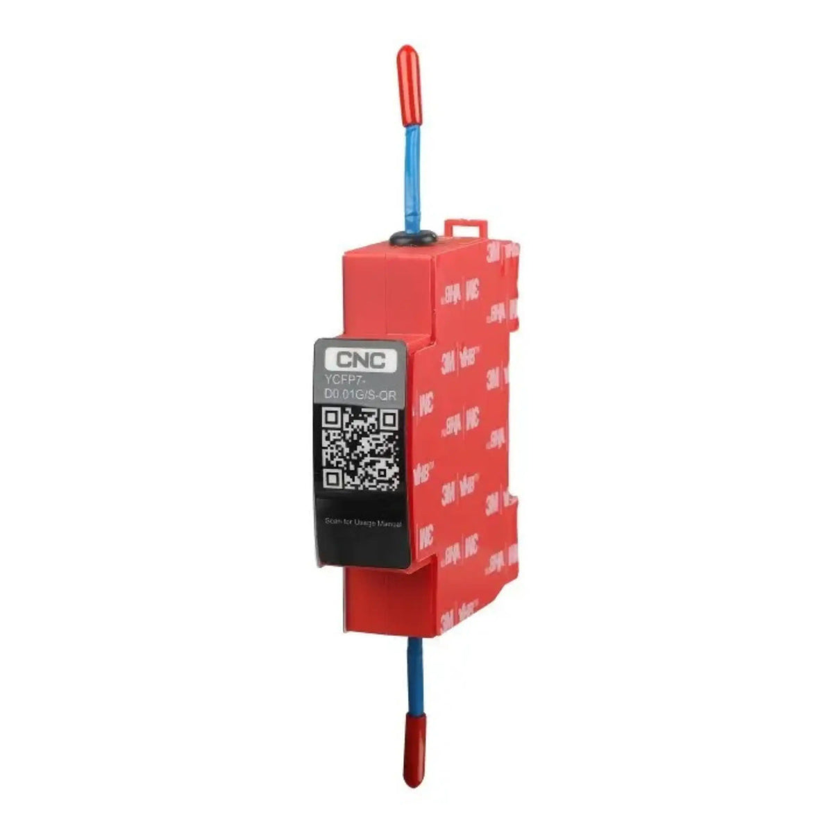 CNC aerosol fire extinguishing device angled mounting-side view