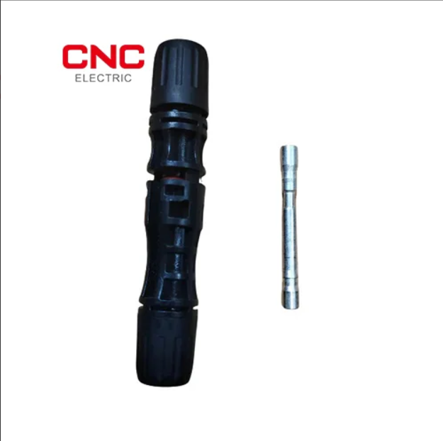 CNC MC4 connector with solid pin 6mm side view