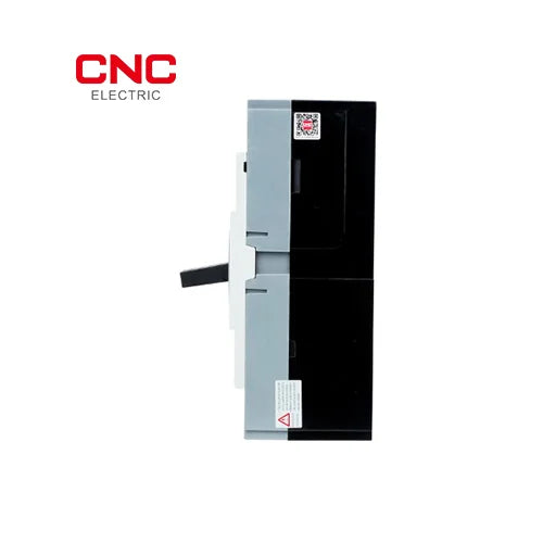 CNC 3 pole MCCB side view