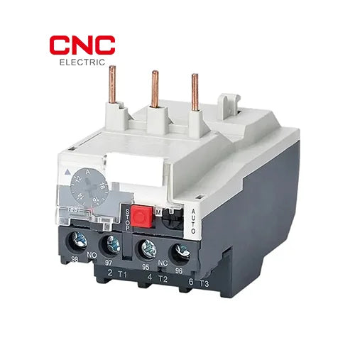 CNC thermal overload relay side and front view