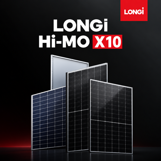 Enhanced dark LONGi Hi-MO X10 visual