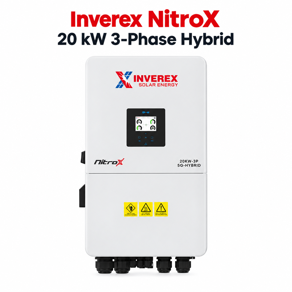 Enhanced Inverex NitroX 20 kW 3-phase hybrid inverter