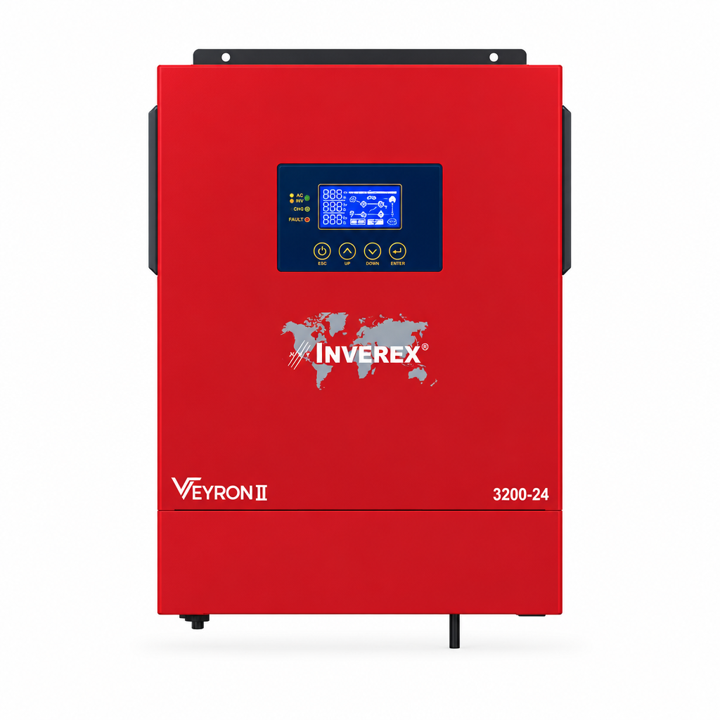 Enhanced red Inverex Veyron II inverter
