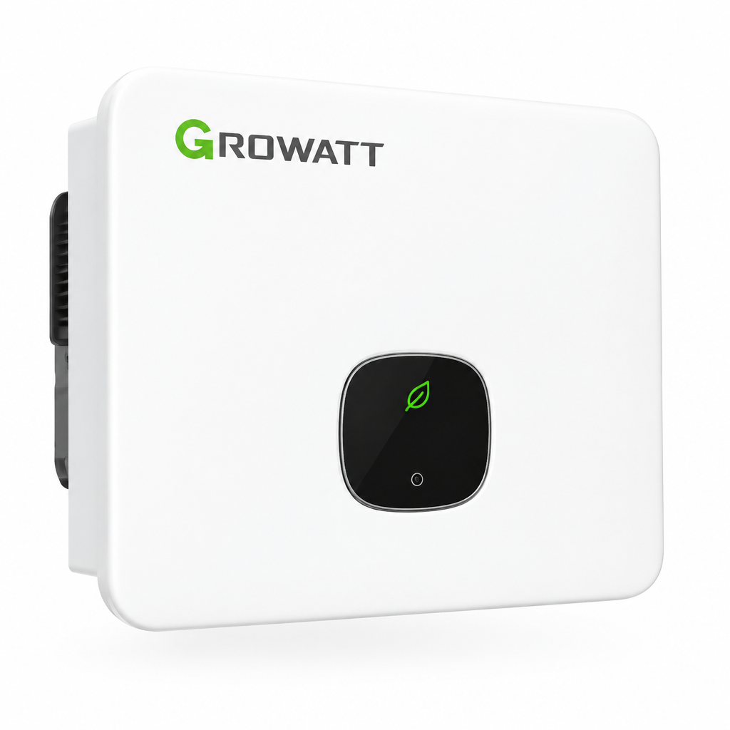 Growatt inverter on white background