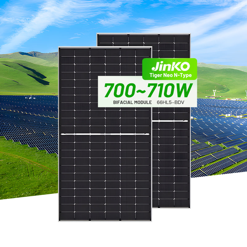 Jinko Solar Tiger Neo N-Type Solar Panels | 580W & Bifacial 700–710W Options