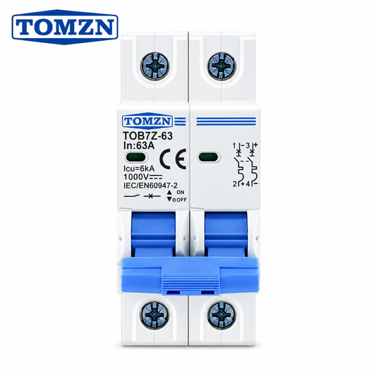 TOMZN 2-pole DC circuit breaker