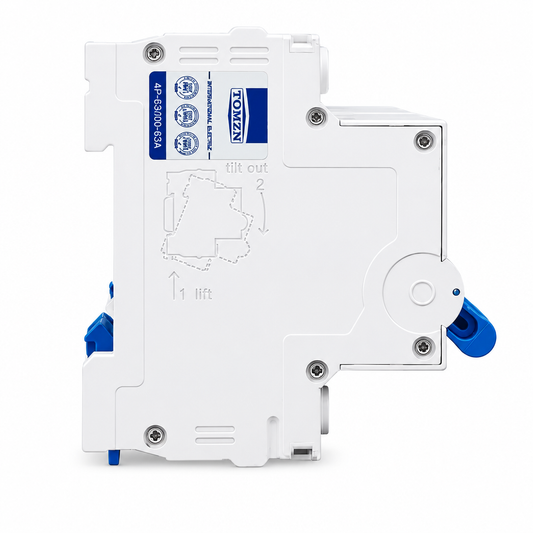 TOMZN dual-power manual transfer switch front view